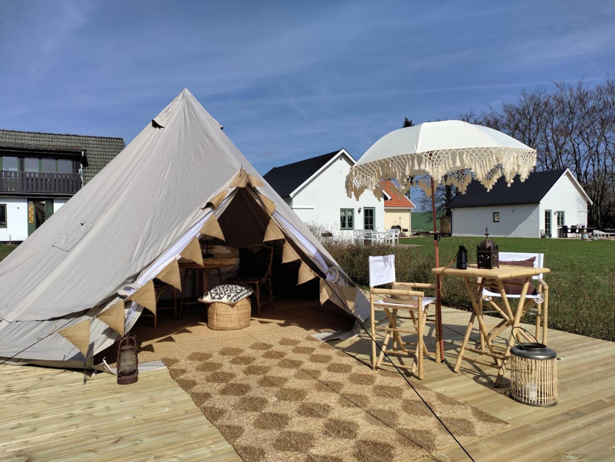 Luxury Tent With Restroom And Shower, Close To The Beach Ystad Εξωτερικό φωτογραφία